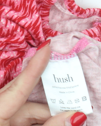 Hush Women's Red XS Geometric Tank Top