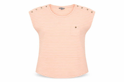 Womens UK Size 12 Principles Orange Basic T-Shirt
