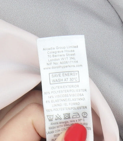 Dorothy Perkins Women's Grey Blazer Size 10