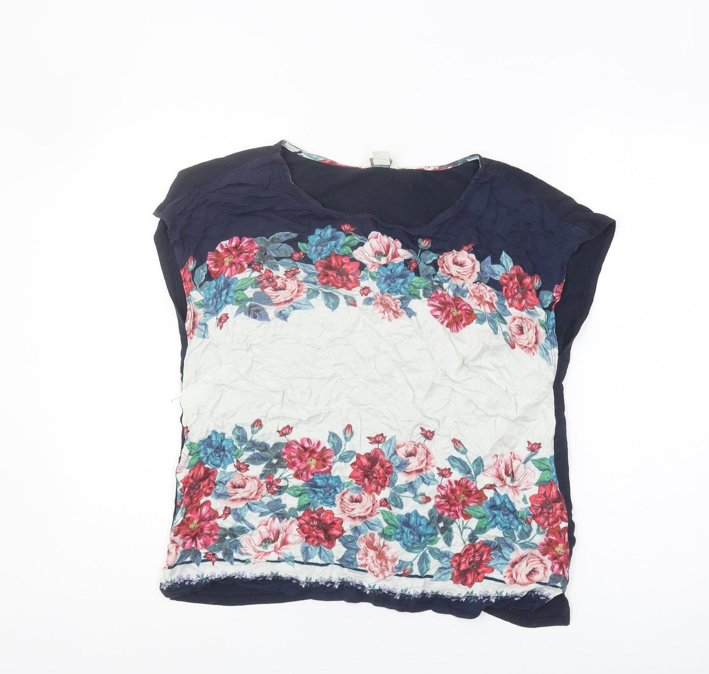 Womens UK Size 12 Monsoon Multicoloured Basic Blouse