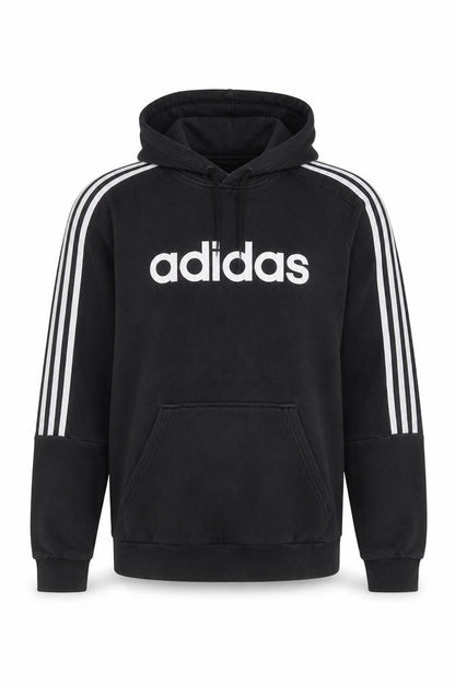 Mens UK Size S adidas Black Pullover Hoodie