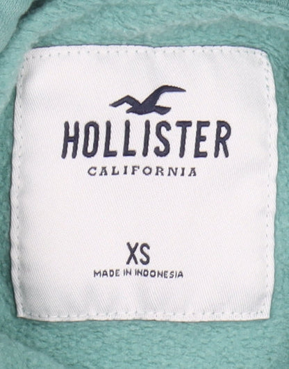 Hollister Women's Green XS Pullover Hoodie