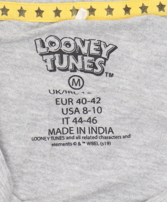 Looney Tunes Grey Long Sleeve T-Shirt - Size 12