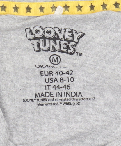 Looney Tunes Grey Long Sleeve T-Shirt - Size 12