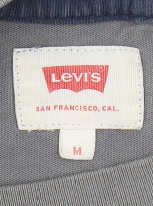 Levi's Men's Grey Colourblock Crew Neck T-Shirt M