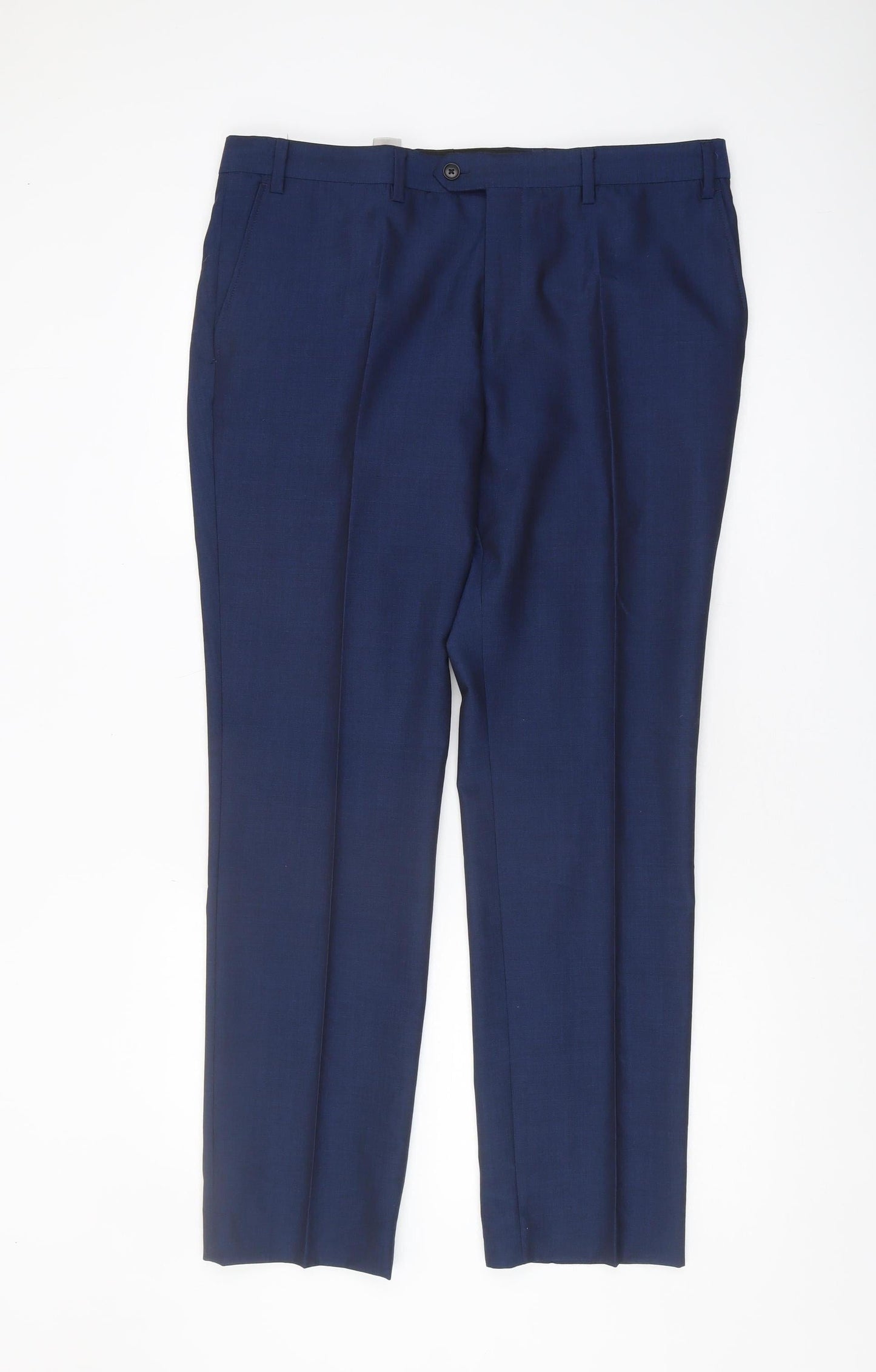Next Men's Blue Dress Trousers 36W 31L