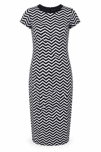 River Island Women's Chevron Dress Size 8