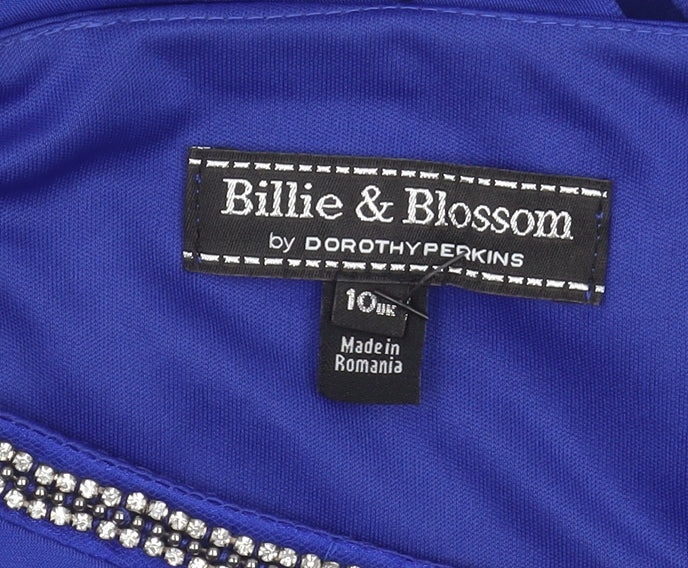 Dorothy Perkins Blue Sheath Dress, Size 10, Party Perfect