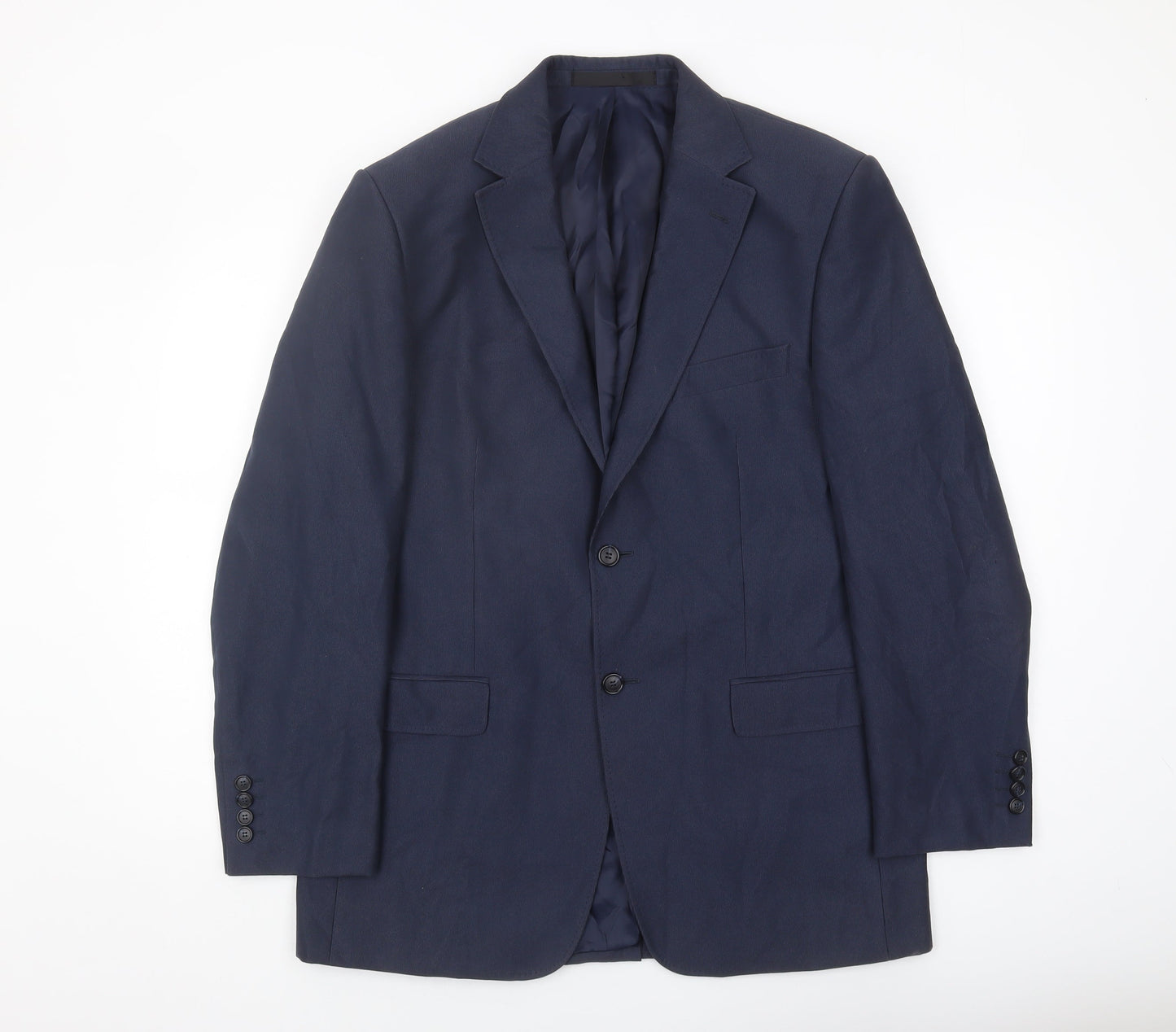 Mens UK Size 40 Marks and Spencer Regular Blue Suit Jacket