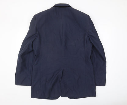 Mens UK Size 40 Marks and Spencer Regular Blue Suit Jacket