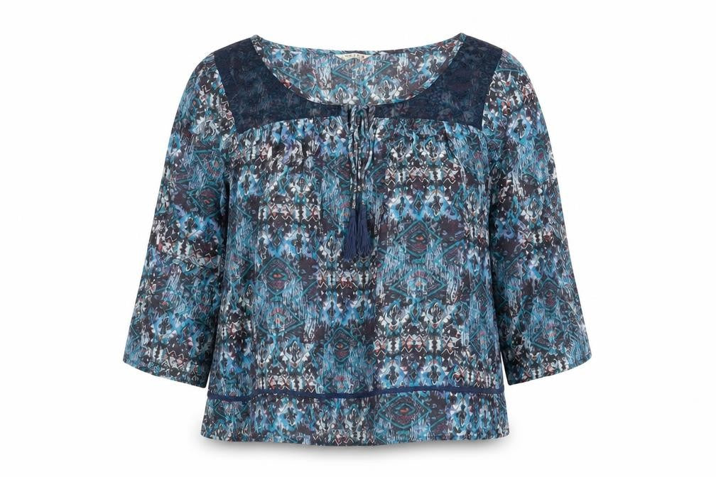 Womens UK Size 14 Marks and Spencer Multicoloured Tunic Blouse