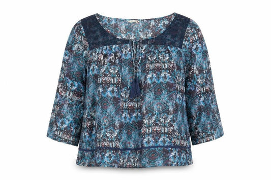 Womens UK Size 14 Marks and Spencer Multicoloured Tunic Blouse