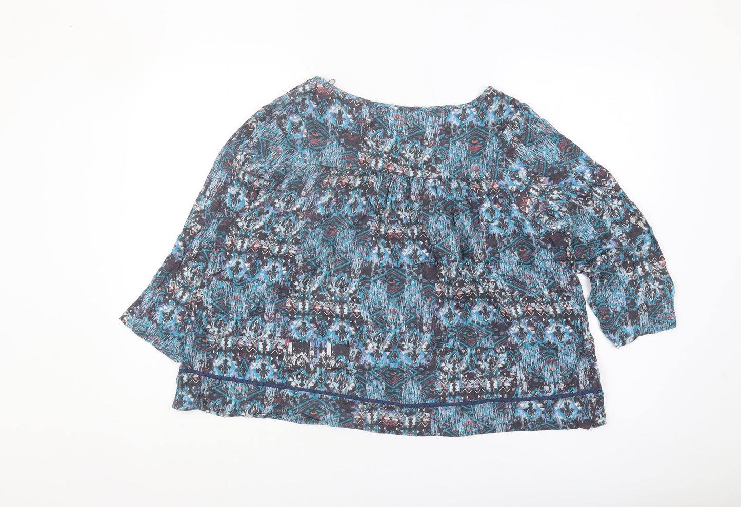 Womens UK Size 14 Marks and Spencer Multicoloured Tunic Blouse