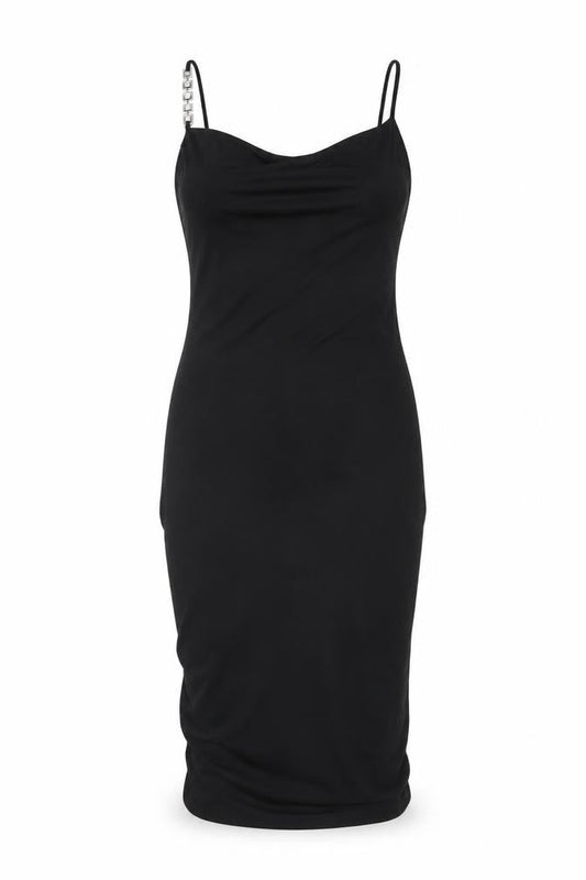 Bershka Women's Black Bodycon Dress Size 8