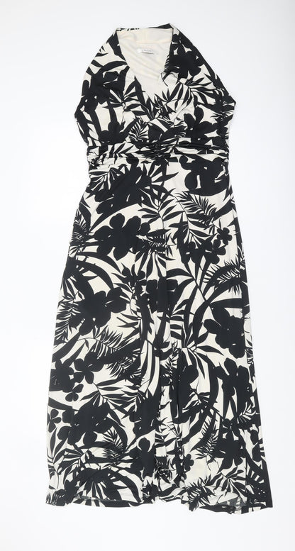 Precis Women’s Black & White Floral A-Line Dress