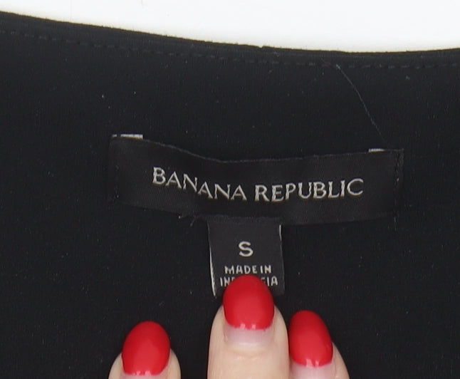 Banana Republic Women's Black Sleeveless Tank, Size S