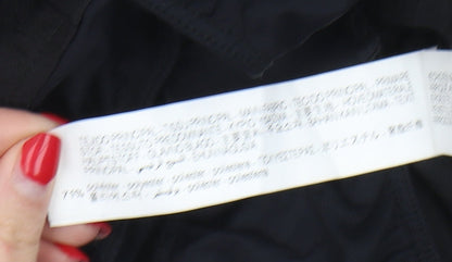 Zara Women’s Black Bodysuit, Long Sleeve, Size S