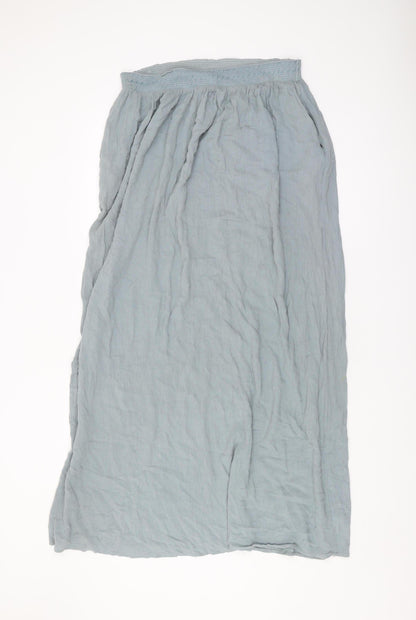 Next Grey Long A-Line Skirt, Size 18 Tall, Women
