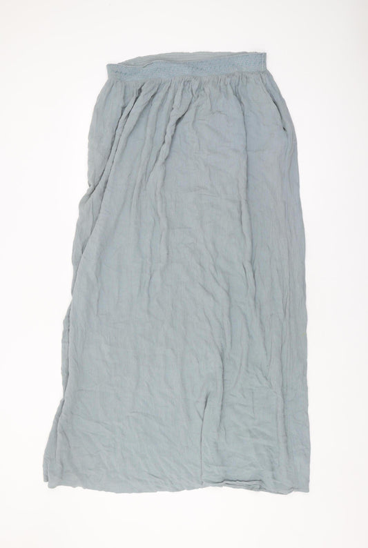 Next Grey Long A-Line Skirt, Size 18 Tall, Women