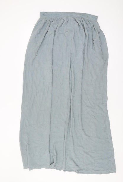 Next Grey Long A-Line Skirt, Size 18 Tall, Women