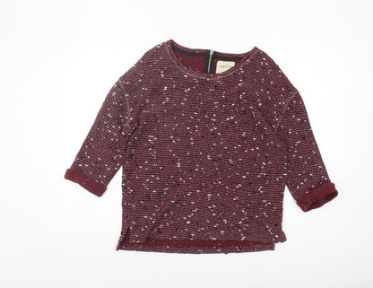 Womens UK Size 10 NEXT Red Basic Blouse