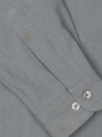 Lakeland Men's Blue Long Sleeve Button-Up Shirt S