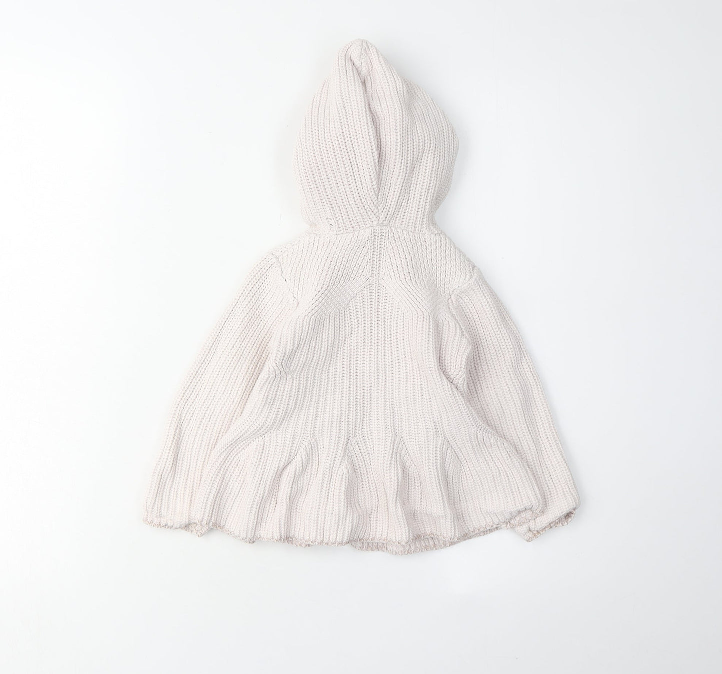 Baker by Ted Baker Girls Beige Cardigan 3-4 Years Hooded