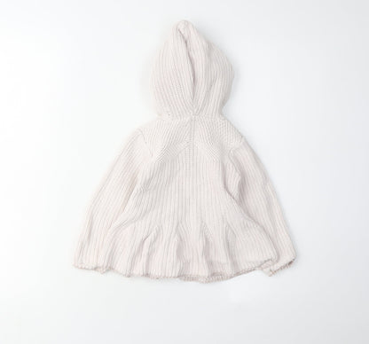 Baker by Ted Baker Girls Beige Cardigan 3-4 Years Hooded
