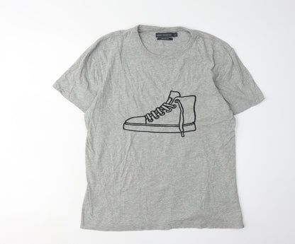 Mens UK Size M French Connection Grey  T-Shirt