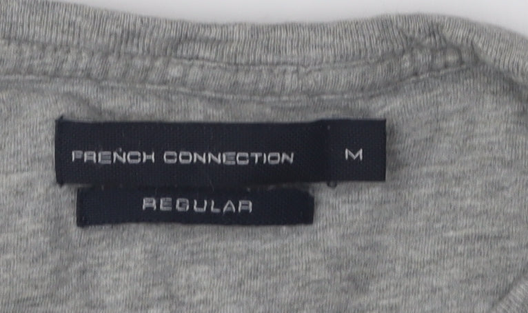 Mens UK Size M French Connection Grey  T-Shirt