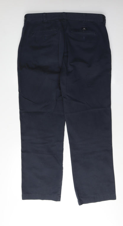 Marks and Spencer Men's Blue Trousers, Size 36, Casual Style