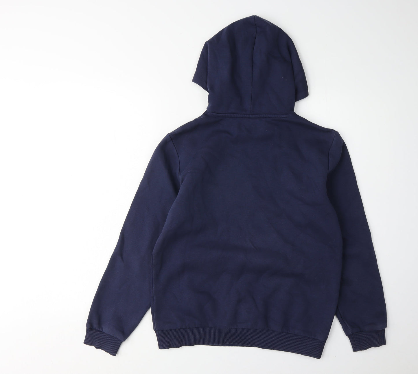 Puma Boys Blue Hoodie, Size L, Pullover Style, Football Theme