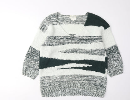 Womens UK Size 14 NEXT Multicoloured Pullover Jumper