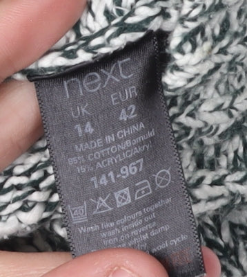 Womens UK Size 14 NEXT Multicoloured Pullover Jumper