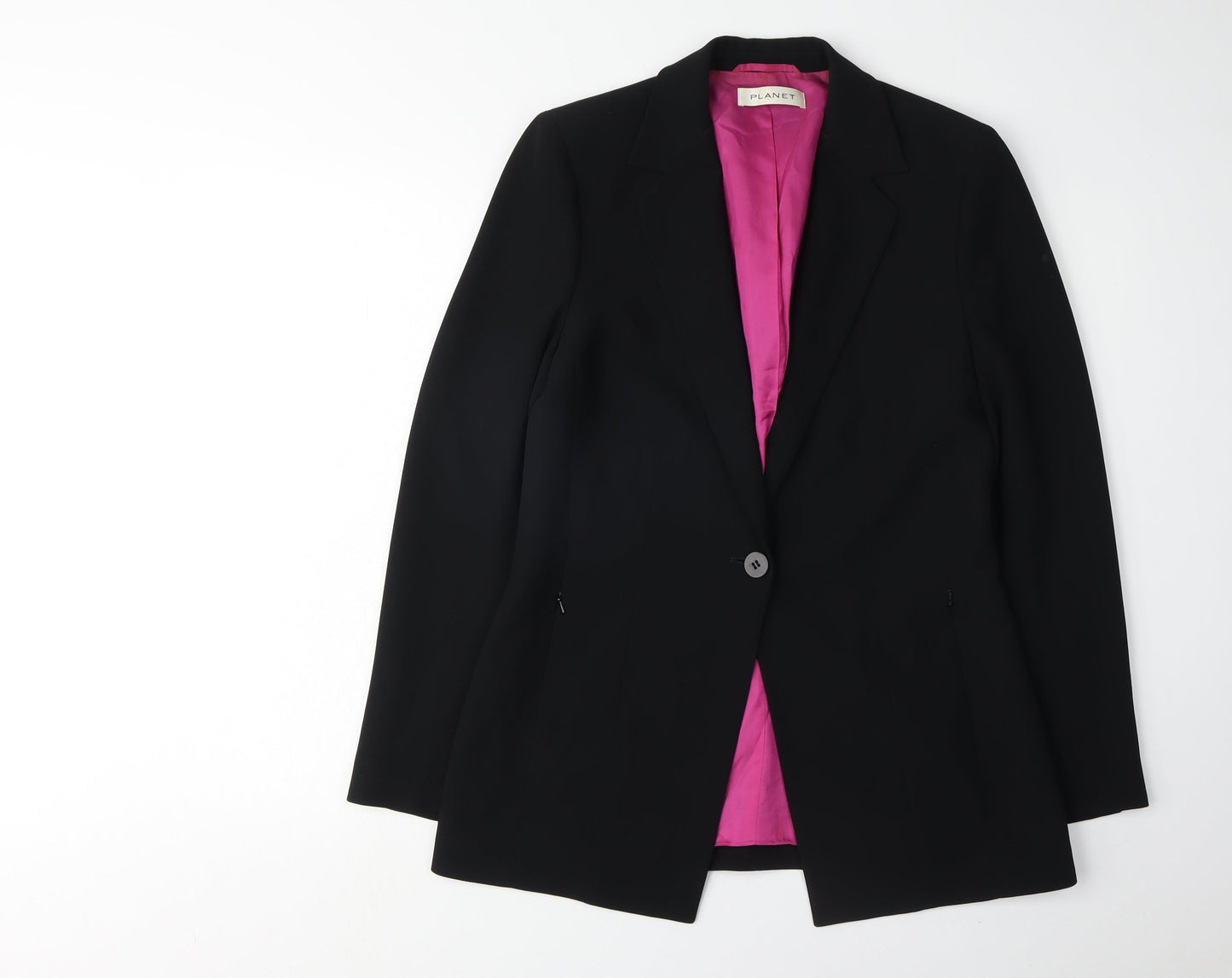 Womens UK Size 10 Planet Regular Black Blazer