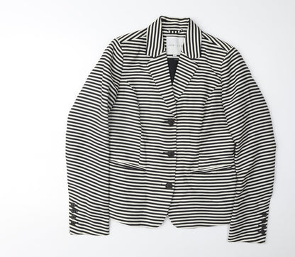 Kew 159 Women's Black Striped Blazer Size 10