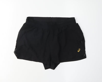 Asics Black Women's Athletic Shorts S