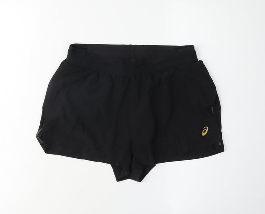 Asics Black Women's Athletic Shorts S