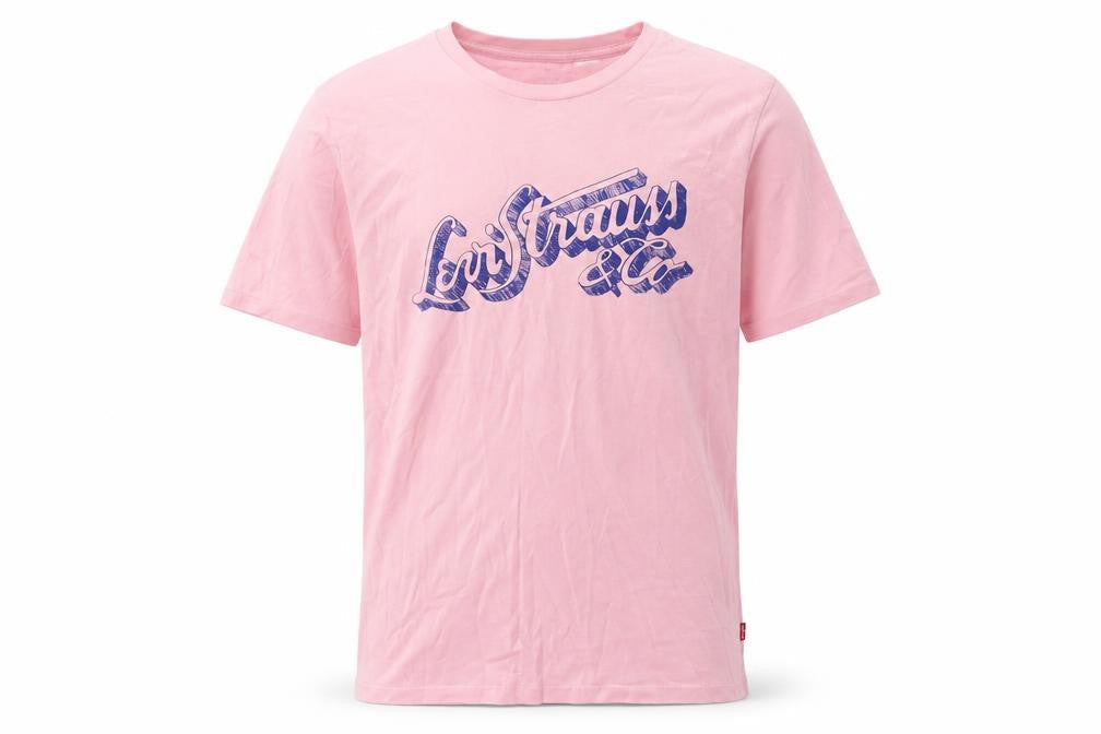 Mens UK Size S Levi's Pink  T-Shirt