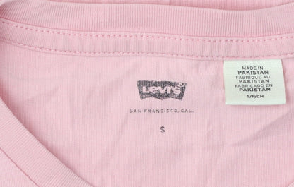 Levi's Men Pink Graphic Print T-Shirt S
