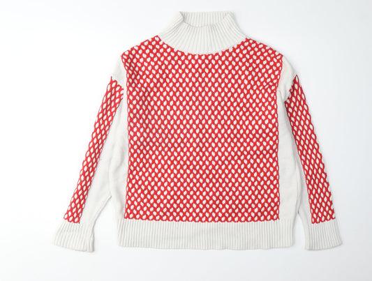 Womens UK Size M Marks and Spencer Multicoloured Pullover Jumper