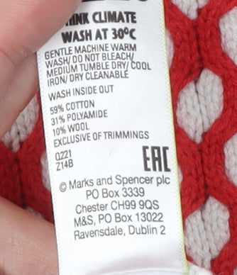 Womens UK Size M Marks and Spencer Multicoloured Pullover Jumper