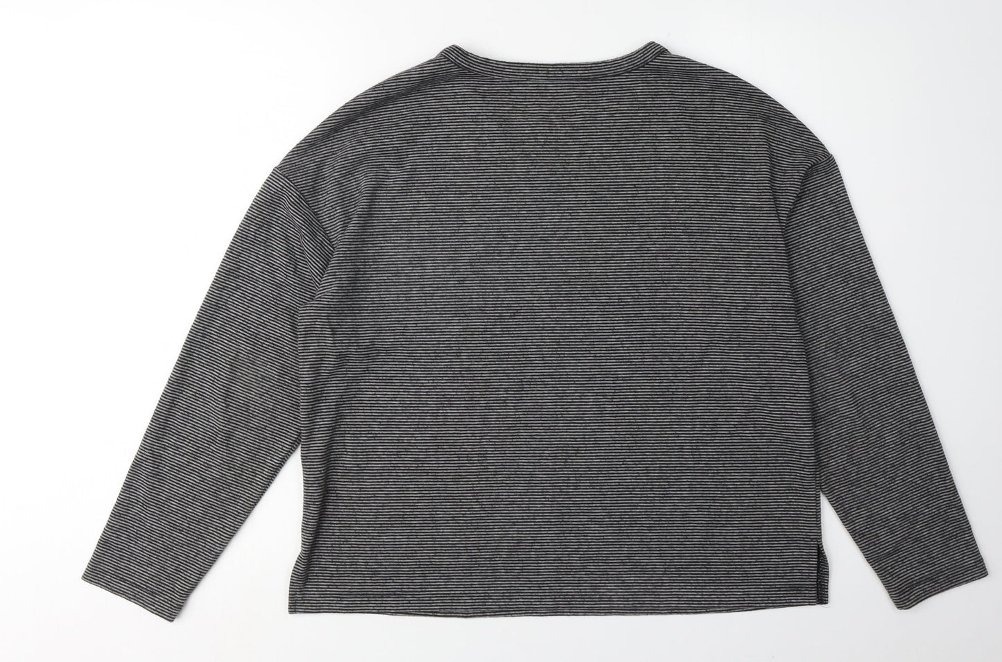 Womens UK Size 12 Marks and Spencer Grey Basic T-Shirt