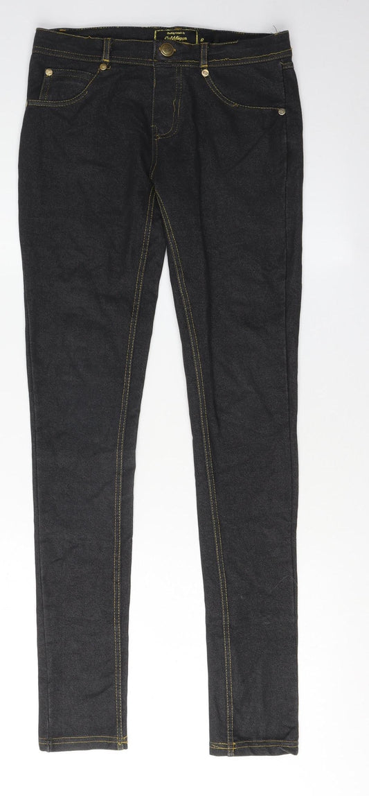Golddigga Women's Black Skinny Jeans Size 8
