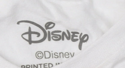 Disney Girls Elsa & Anna T-Shirt 3-4 Years White
