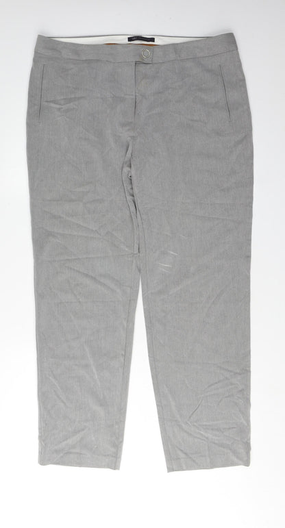 Womens UK Size 16 Marks and Spencer   Grey Trousers