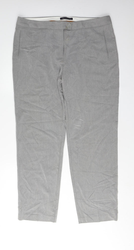 Womens UK Size 16 Marks and Spencer   Grey Trousers