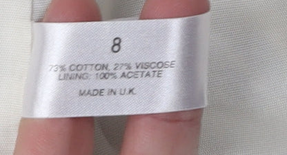 Linea Women's Multicoloured Geometric Coat Size 8