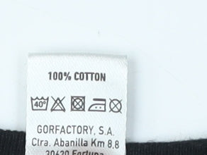 Roly Men's XL Black Beer Graphic T-Shirt