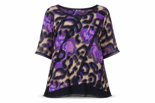 Womens UK Size 12 Marks and Spencer Purple Basic Tunic